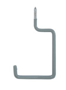 lehigh ss17 screw-in utility hook, grey, pack of 2