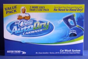 mr. clean autodry carwash system starter kit w/10 washes!