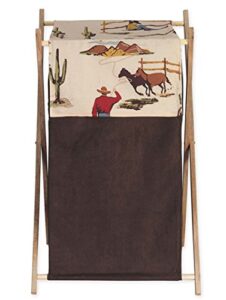 baby and kids wild west cowboy western horse clothes laundry hamper by sweet jojo designs