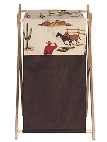 Baby and Kids Wild West Cowboy Western Horse Clothes Laundry Hamper by Sweet Jojo Designs