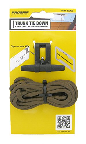 PROGRIP 502420 Cargo Tie Down Accessories: Cleat with 9' of Paracord for Trunk