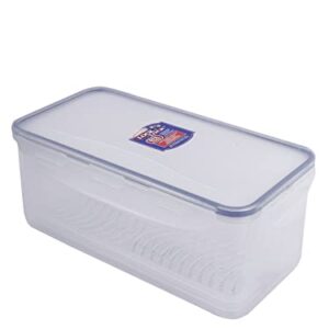 LOCK & LOCK Airtight Rectangular Food Storage Container with Drain tray 14-Cup, 115-Fluid Ounces