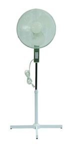 tpi osf-16 oscillating office fan, 16″ blade diameter, 40″ h floor fan