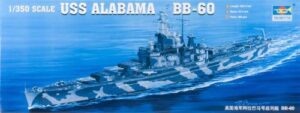 trumpeter 1/350 uss alabama bb60 battleship