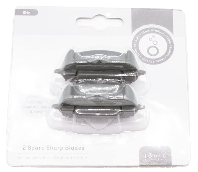 Tonic Studios 606 Refill Blades for 604 Push Blade Super Trimmer, Pack of 2