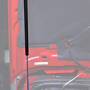 Rugged Ridge 11252.51 Hood Lift Support Kit; 07-18 Jeep Wrangler JK