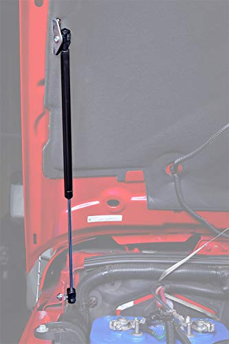 Rugged Ridge 11252.51 Hood Lift Support Kit; 07-18 Jeep Wrangler JK