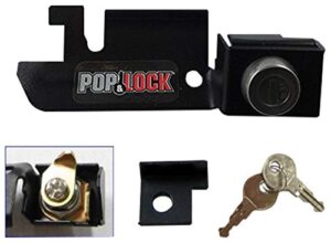 pop & lock – manual tailgate lock for ford f150, fits 1987 to 1996 – works only with factory plastic handle (black, pl2310)