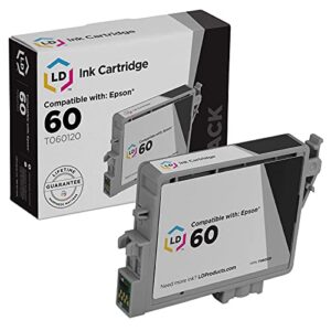 ld remanufactured ink cartridge replacement for epson 60 t060120 (black)