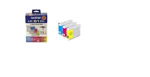 brother lc-51 color ink cartridge multipack, brother lc513pks