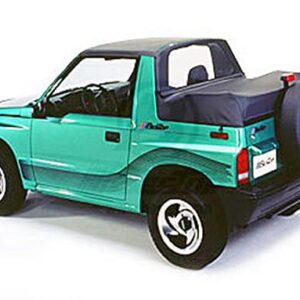 Bestop 8006215 Black Denim Windjammer for 1995-1998 Geo Tracker/Suzuki Sidekick