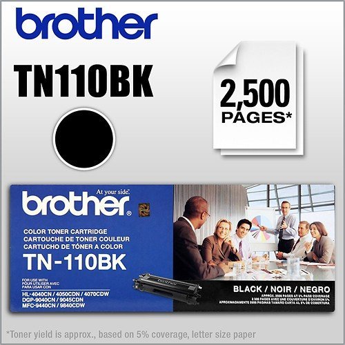 Brother TN110BK Toner Cartridge, Black