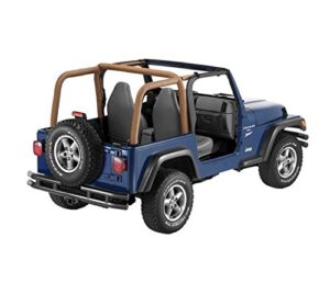 bestop 80020-37 spice sport bar cover for 1997-2002 wrangler tj with or without factory soundbar, black
