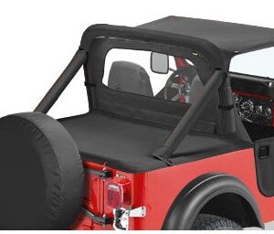 Bestop 8000701 Black Sport Bar Cover for 1980-2016 CJ5, CJ7 & Wrangler