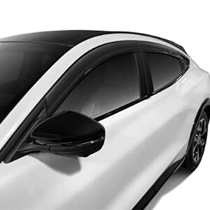 Auto Ventshade [AVS] Low Profile Ventvisor / Rain Guards | Smoke Color, 6 pc | 896002 | Fits 2009 - 2014 Nissan Murano