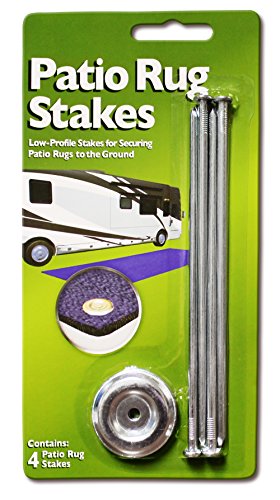 Prest-O-Fit 2-2000 Patio Rug Stakes - Pack of 4