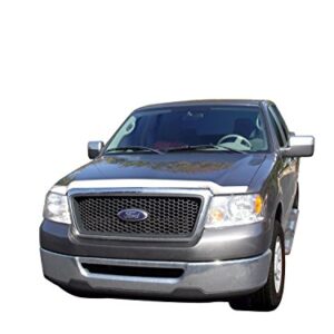 Auto Ventshade [AVS] Aeroskin Chrome Hood Protector | Low Profile, Chrome, 1 pc | 622009 | Fits 2004 - 2008 Ford F-150