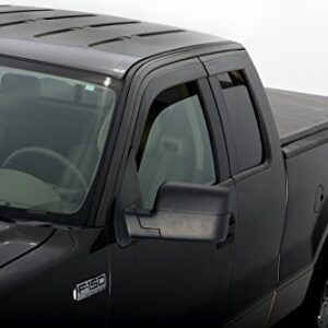 Auto Ventshade [AVS] Low Profile Ventvisor / Rain Guards | Smoke Color, 4 pc | 894009 | Fits 2004 - 2014 Ford F-150 SuperCab