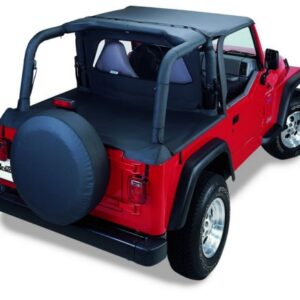 Bestop 5252835 Black Diamond Targa-Style Strapless Bikini Top for 2003-2006 Wrangler