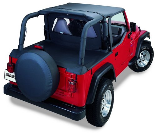 Bestop 5252835 Black Diamond Targa-Style Strapless Bikini Top for 2003-2006 Wrangler