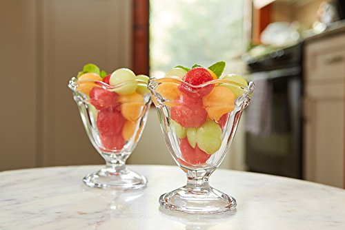 Anchor Hocking 4.5-Ounce Footed Sherbet Bowls, Set of 12 -