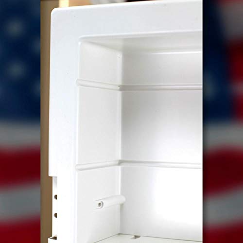 Zaca Spacecab 6-Shelf Altair Broad Bevel 26" L X 16" W Recessed Mount Medicine Cabinet