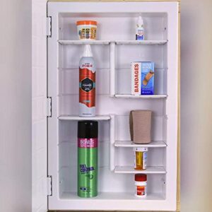 Zaca Spacecab 6-Shelf Altair Broad Bevel 26" L X 16" W Recessed Mount Medicine Cabinet