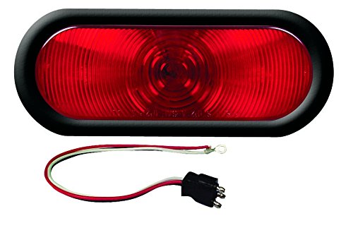 Optronics ST70RK 6" Oval Stop/Turn/Tail Light, Red