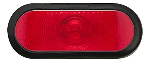 Optronics ST70RK 6" Oval Stop/Turn/Tail Light, Red