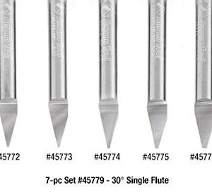 Amana Tool - 45771 Solid Carbide 30° Engraving 0.005 Tip Width x 1/4" Shank Sign