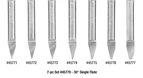 Amana Tool - 45771 Solid Carbide 30° Engraving 0.005 Tip Width x 1/4" Shank Sign