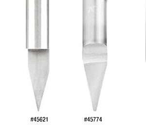 Amana Tool - 45771 Solid Carbide 30° Engraving 0.005 Tip Width x 1/4" Shank Sign