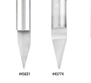 Amana Tool - 45771 Solid Carbide 30° Engraving 0.005 Tip Width x 1/4" Shank Sign