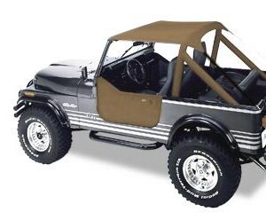 Bestop 5250804 Tan Traditional Bikini Top for 1976-1991 CJ7/CJ8 & Wrangler