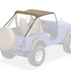 Bestop 5250704 Tan Traditional Bikini Top for 1976-1983 CJ5