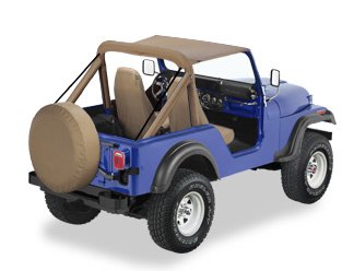 Bestop 5250704 Tan Traditional Bikini Top for 1976-1983 CJ5