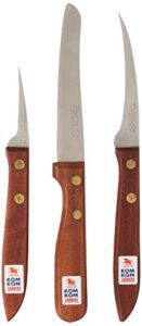 fruit & vegetable carving knives, set a