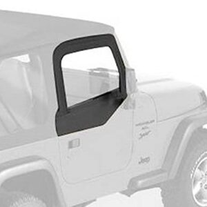 Bestop 5179035 Black Diamond Upper Fabric Half Doors for 1997-2006 Wrangler