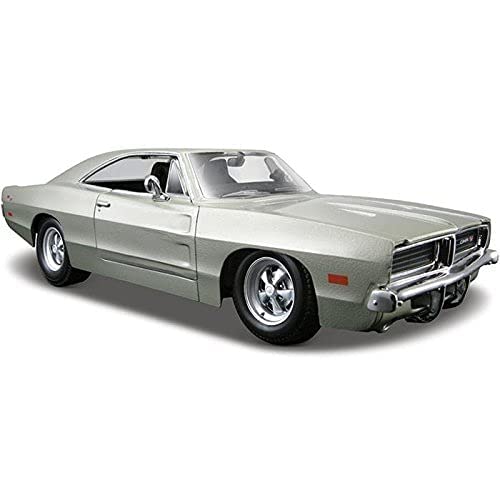 1969 Dodge Charger R/T Blue 1:25 Diecast Model Car