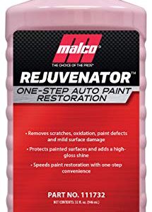 Malco Paint Rejuvenator - One Step Automotive Paint Restoration/Clear Coat Scratch and Swirl Remover/Re-Shine Old, Aged Paint to Look New / 32 Fl Oz (111732)