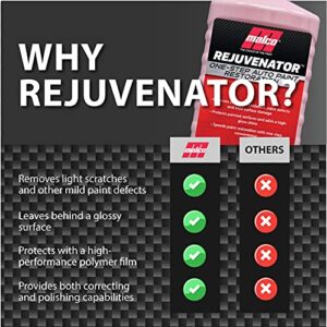 Malco Paint Rejuvenator - One Step Automotive Paint Restoration/Clear Coat Scratch and Swirl Remover/Re-Shine Old, Aged Paint to Look New / 32 Fl Oz (111732)