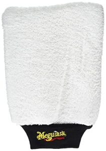meguiar’s x3002 microfiber wash mitt, super-thick reusable wash mitt for ultimate finish