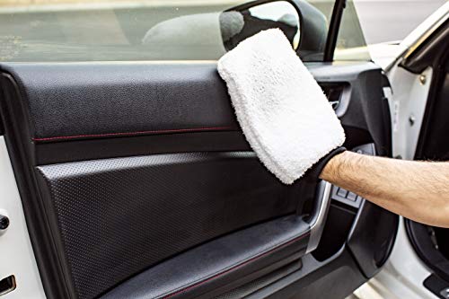 Meguiar's X3002 Microfiber Wash Mitt, Super-Thick Reusable Wash Mitt for Ultimate Finish