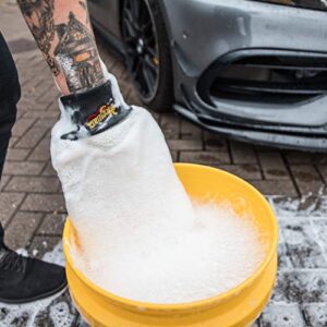 Meguiar's X3002 Microfiber Wash Mitt, Super-Thick Reusable Wash Mitt for Ultimate Finish