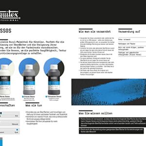 Liquitex Professional Gesso Surface Prep Medium, 237ml (8.0 oz), Clear