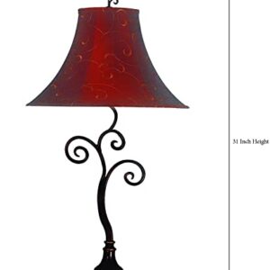 Kenroy Home 31380BRZ Richardson Table Lamps, Large, Bronze