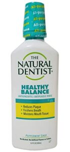 the natural dentist healthy balance all purpose rinse 16.9 oz (pack of 2)