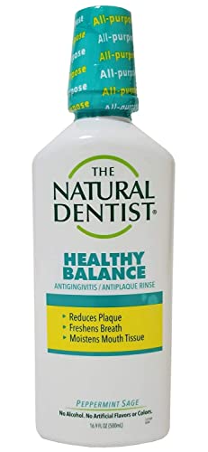 The Natural Dentist Healthy Balance All Purpose Rinse 16.9 oz (Pack of 2)