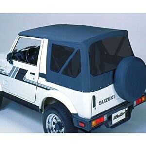 Bestop 5136215 Black Denim Replace-A-Top for OEM Hardware - 1988-1994 Chevy Geo/Suzuki Tracker/Vitara/Sidekick