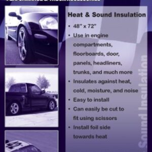 CSI 25070 Heat Shield Insulation: 4 ft x 6 ft